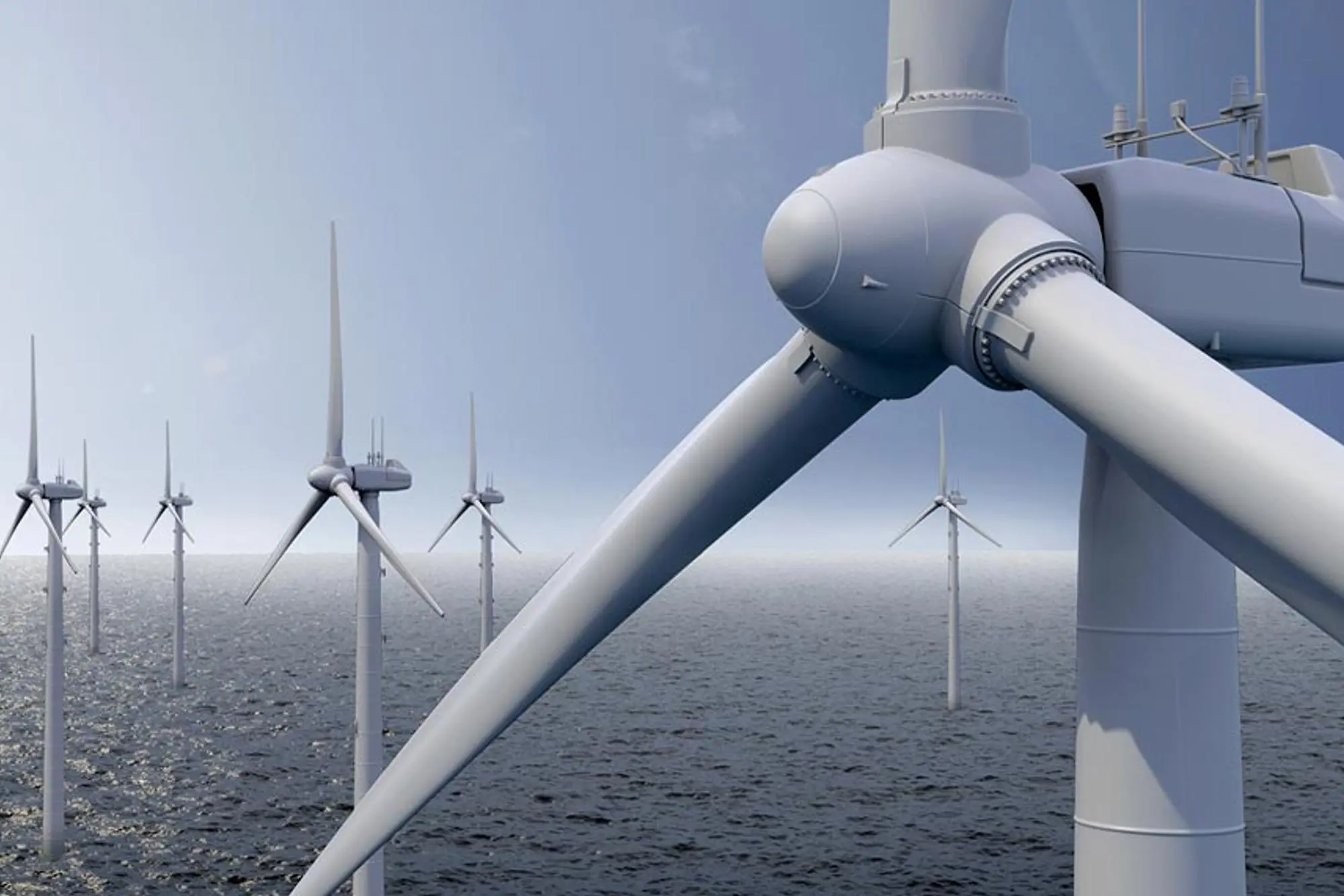 Eolico offshore (Archivio L'Unione Sarda)