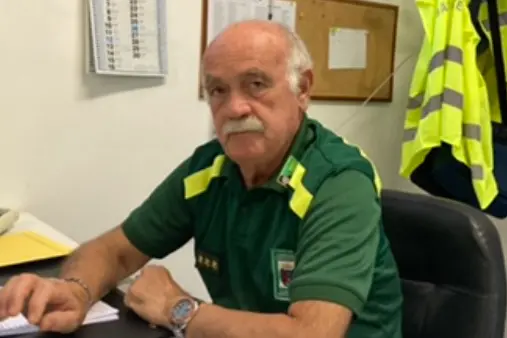 Il comandante dei barracelli di Porto Torres, Gavino Cuccu (foto Pala)