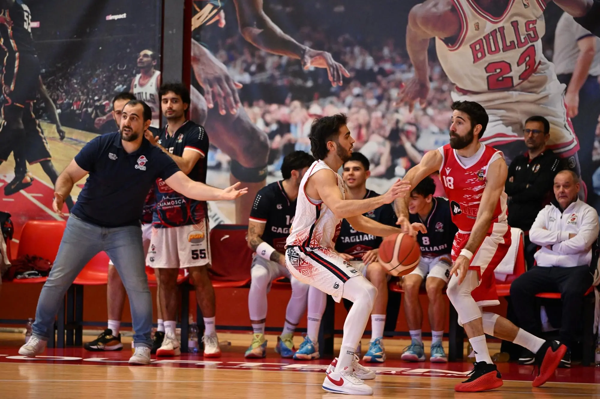 Una fase di gioco di Esperia-Matelica (foto Chiaramida)