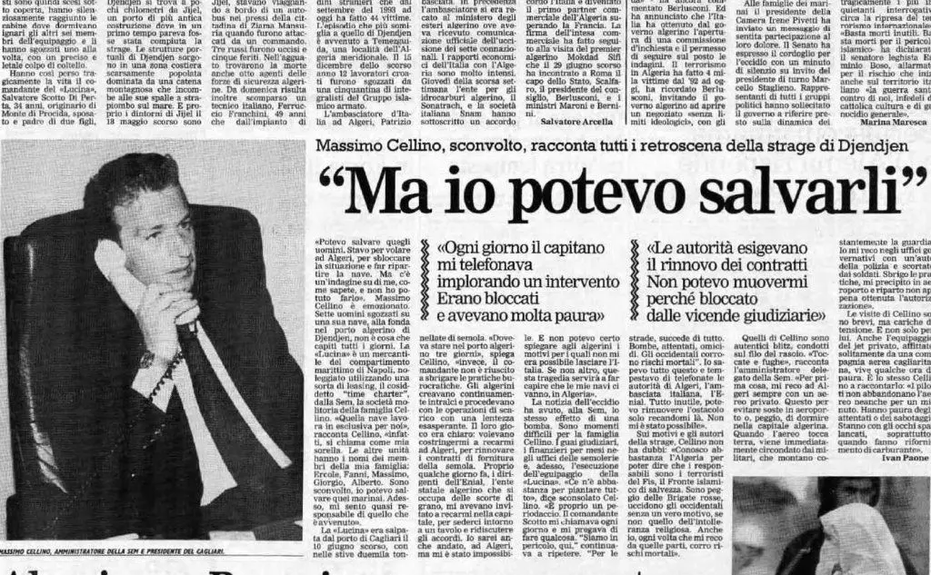 &quot;Ero bloccato per le vicende giudiziarie, altrimenti avrei potuto salvarli&quot;