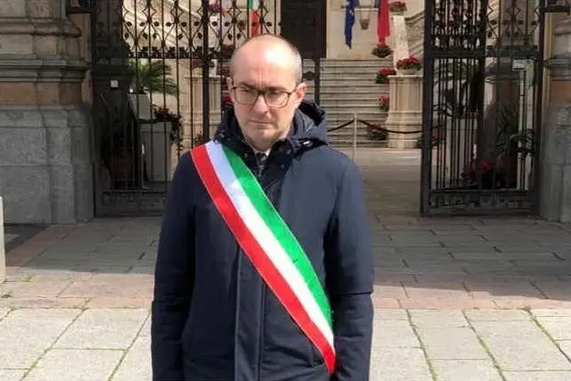 Il sindaco Paolo Truzzu a Cagliari