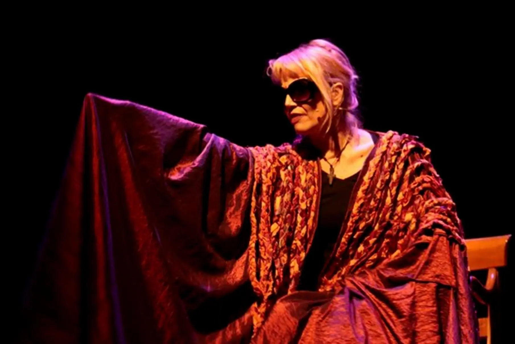 Un momento dello spettacolo (foto Teatro del Segno)