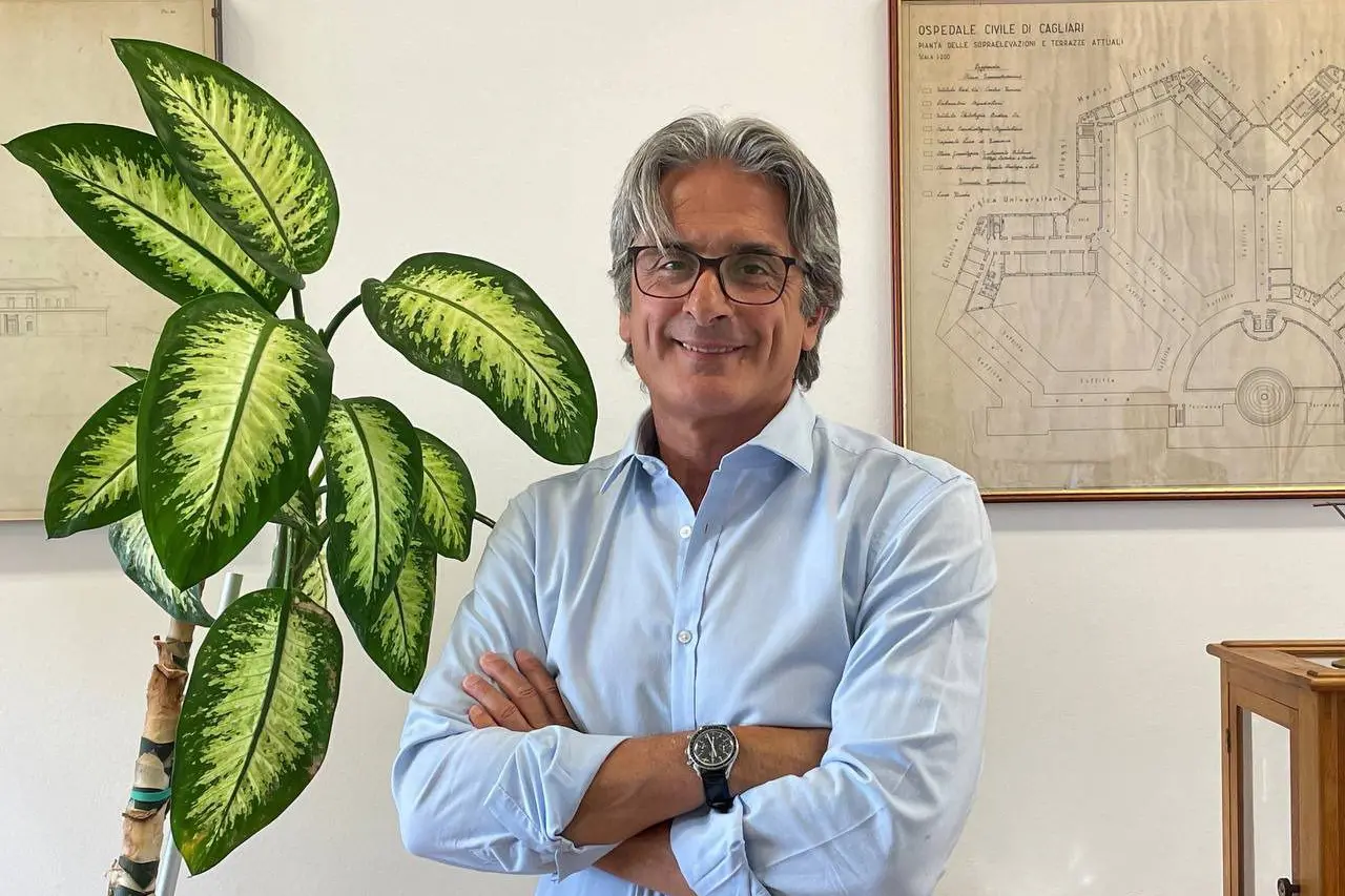 Vincenzo Serra, commissario straordinario dell’Azienda ospedaliero-universitaria di Cagliari (Aou)