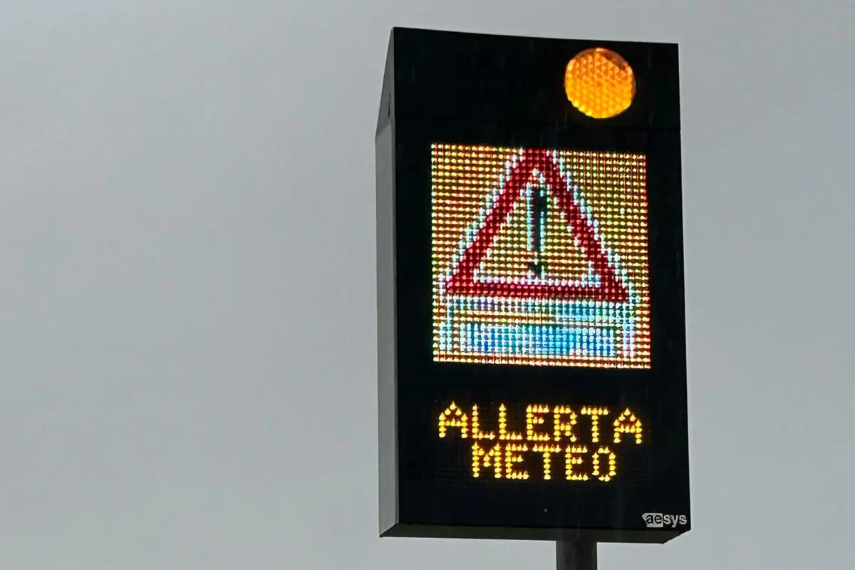 Allerta meteo (foto L'Unione Sarda)