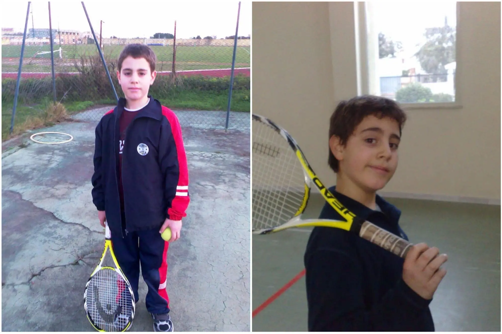Le foto con cui il Tennis club Pula ha ricordato Davide Martini (foto Tennis club Pula)