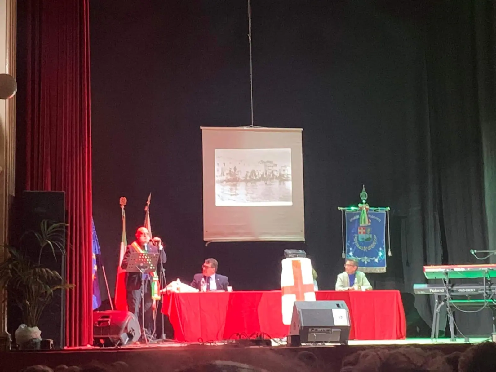 Un momento delle celebrazioni (foto Pani)