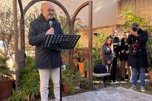Paolo Truzzu a casa Olla a Quartu