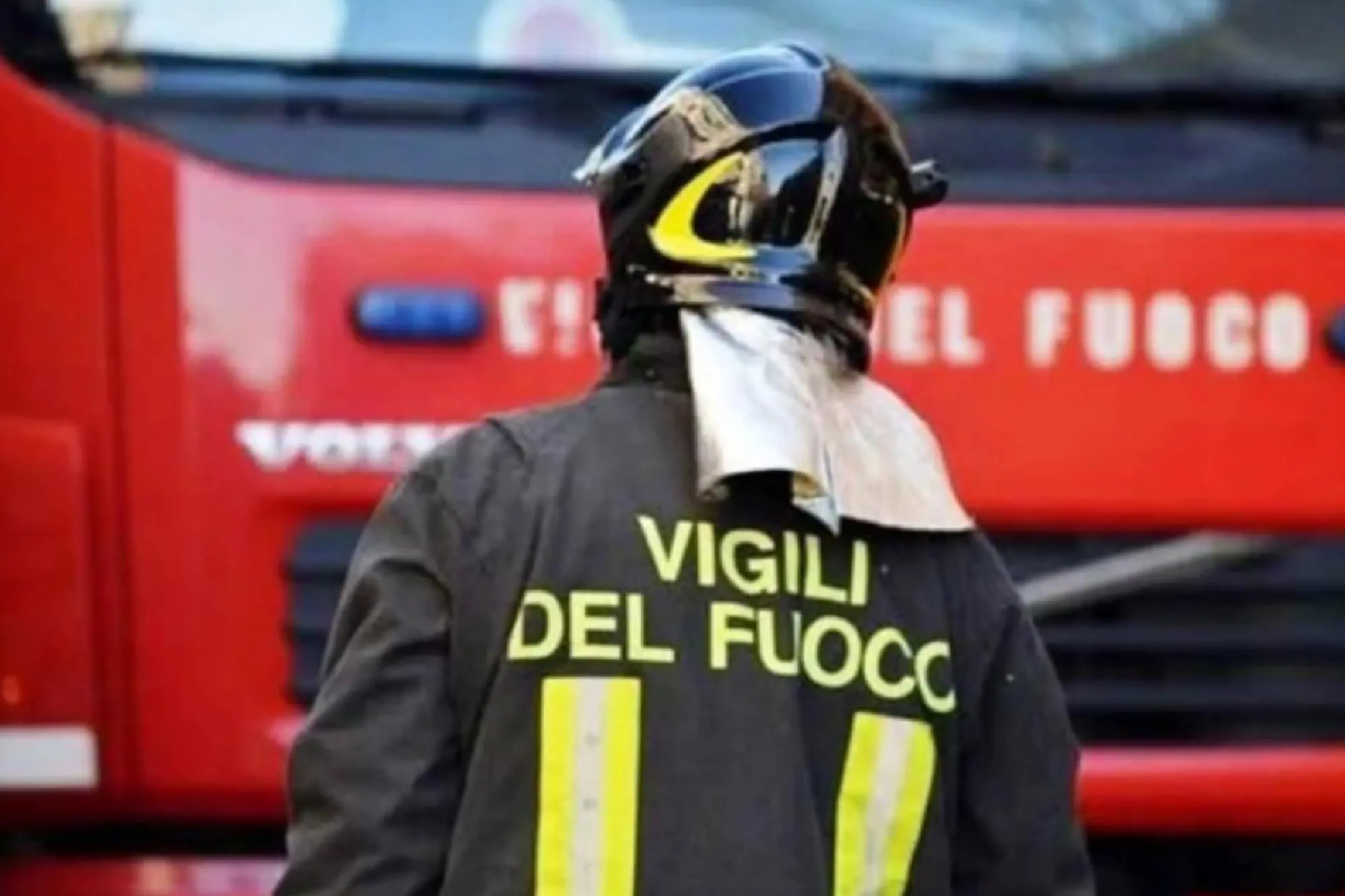 Intervento dei vigili del fuoco