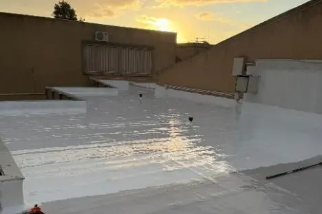 Il primo intervento eseguito (Foto concessa dal Comune)