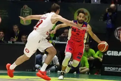 Stipcevic nella finale di Coppa Italia