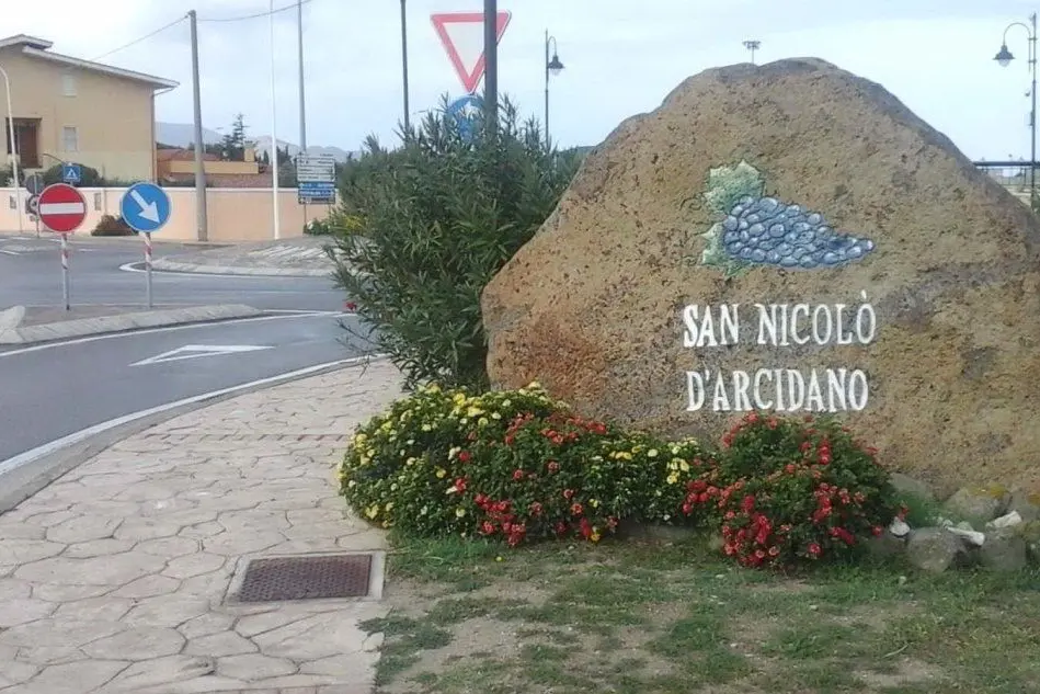L'ingresso di San Nicolò d'Arcidano