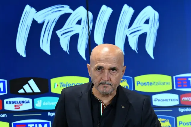Luciano Spalletti, commissario tecnico dell'Italia che stasera affronterà Israele (foto Ansa)