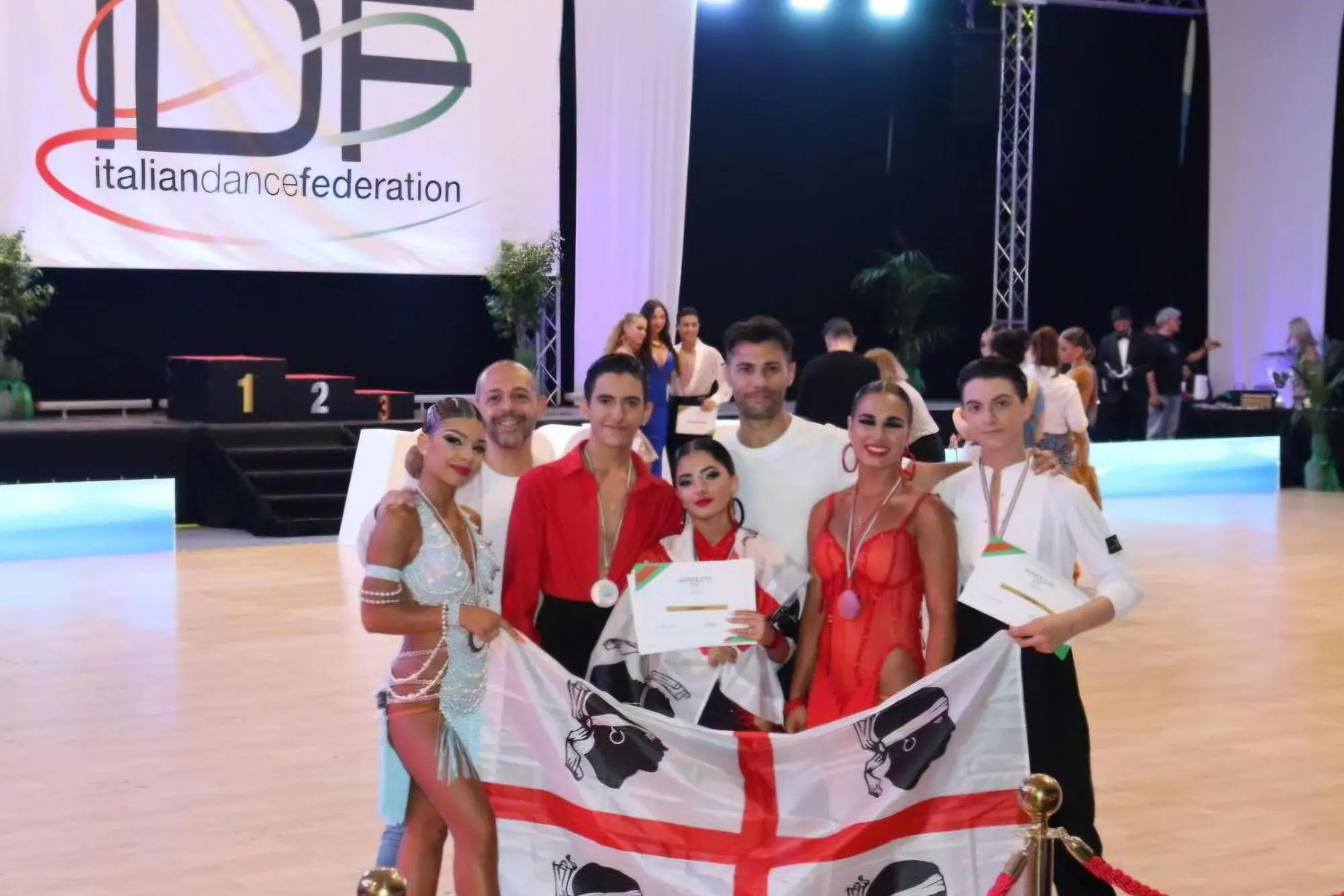 I campioni italiani di danze latino americane (foto Lai)