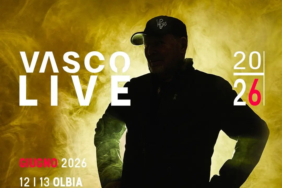 La locandina dell’evento Vasco live a Olbia 2026