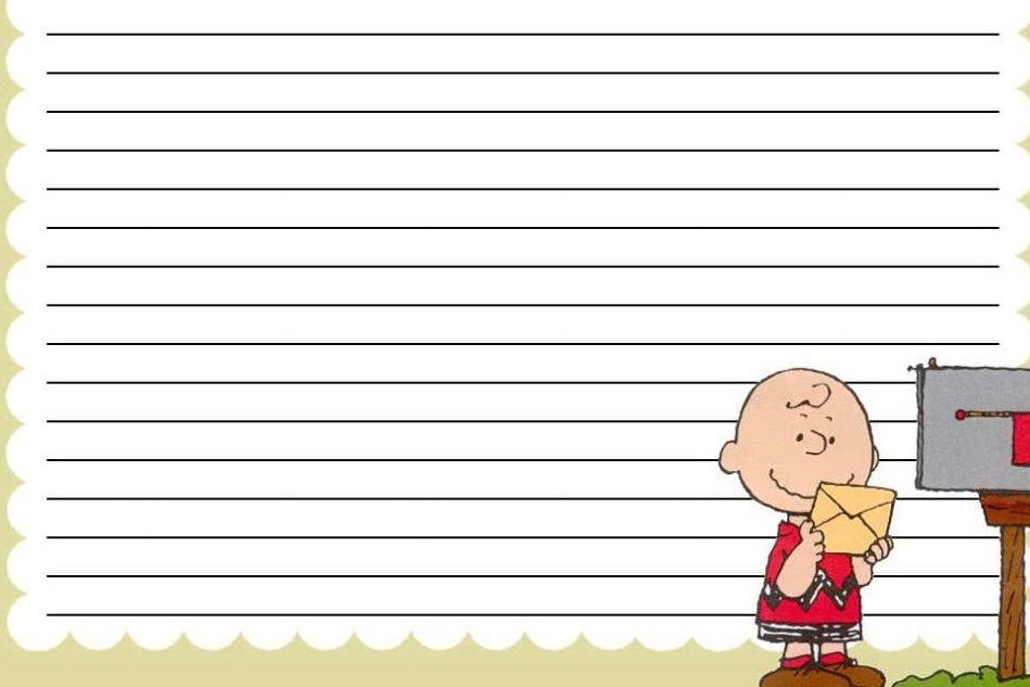 Charlie Brown ha appena ricevuto una letterina