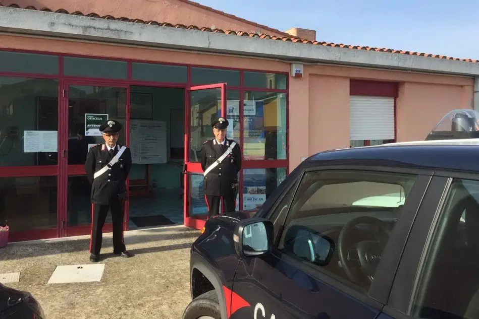 Carabinieri a Ortacesus (Archivio Us)