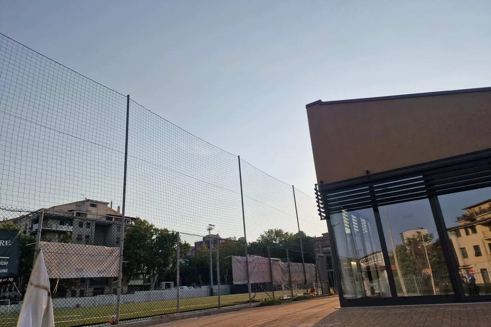 Sassari, il campo di viale Adua (foto Floris)