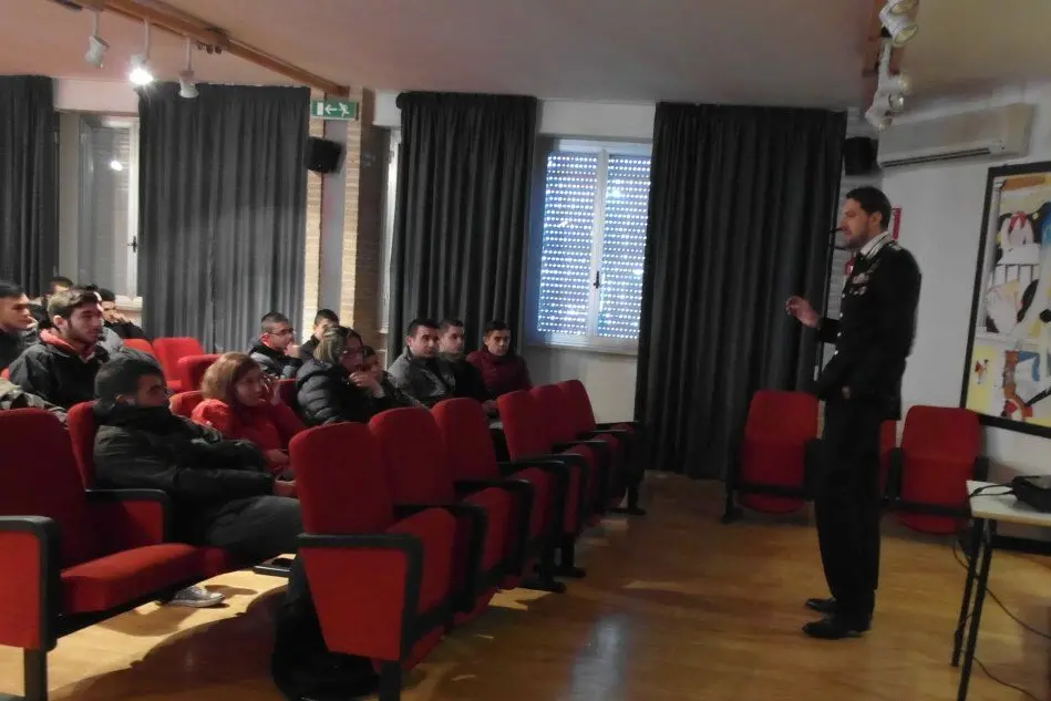 Studenti a lezione di legalità