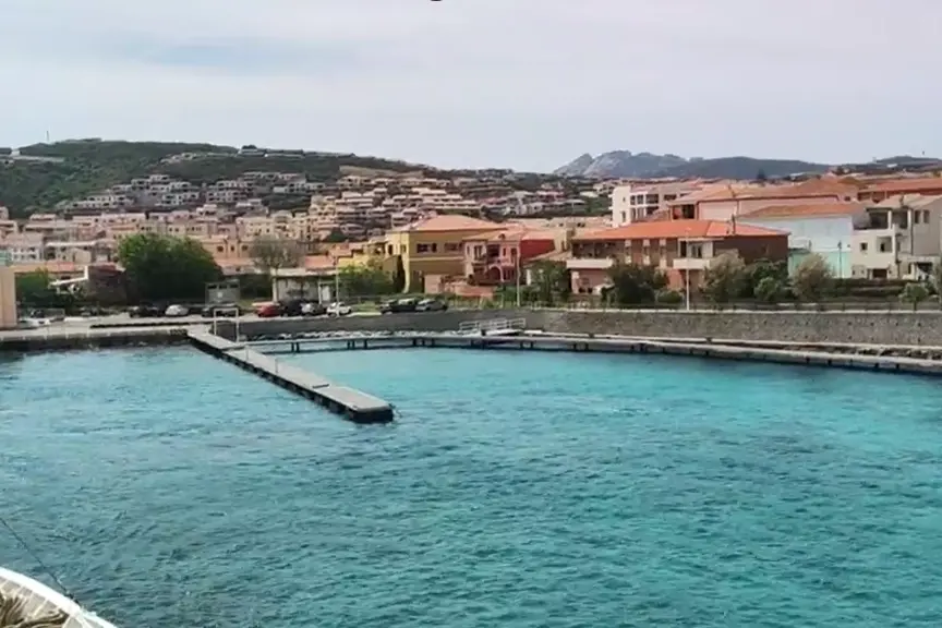 Palau, la zona del porto interessata dai lavori (foto Ronchi)