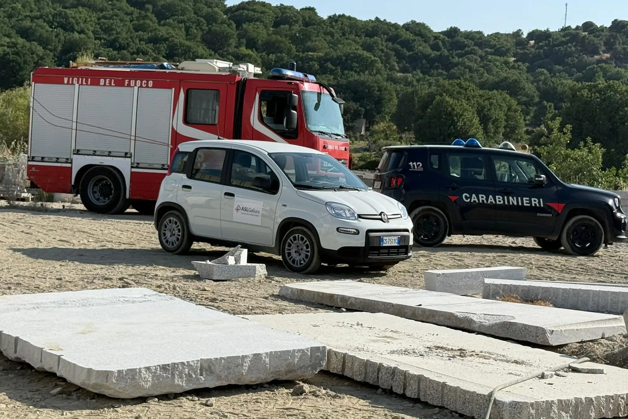 La cava dove è avvenuta la tragedia