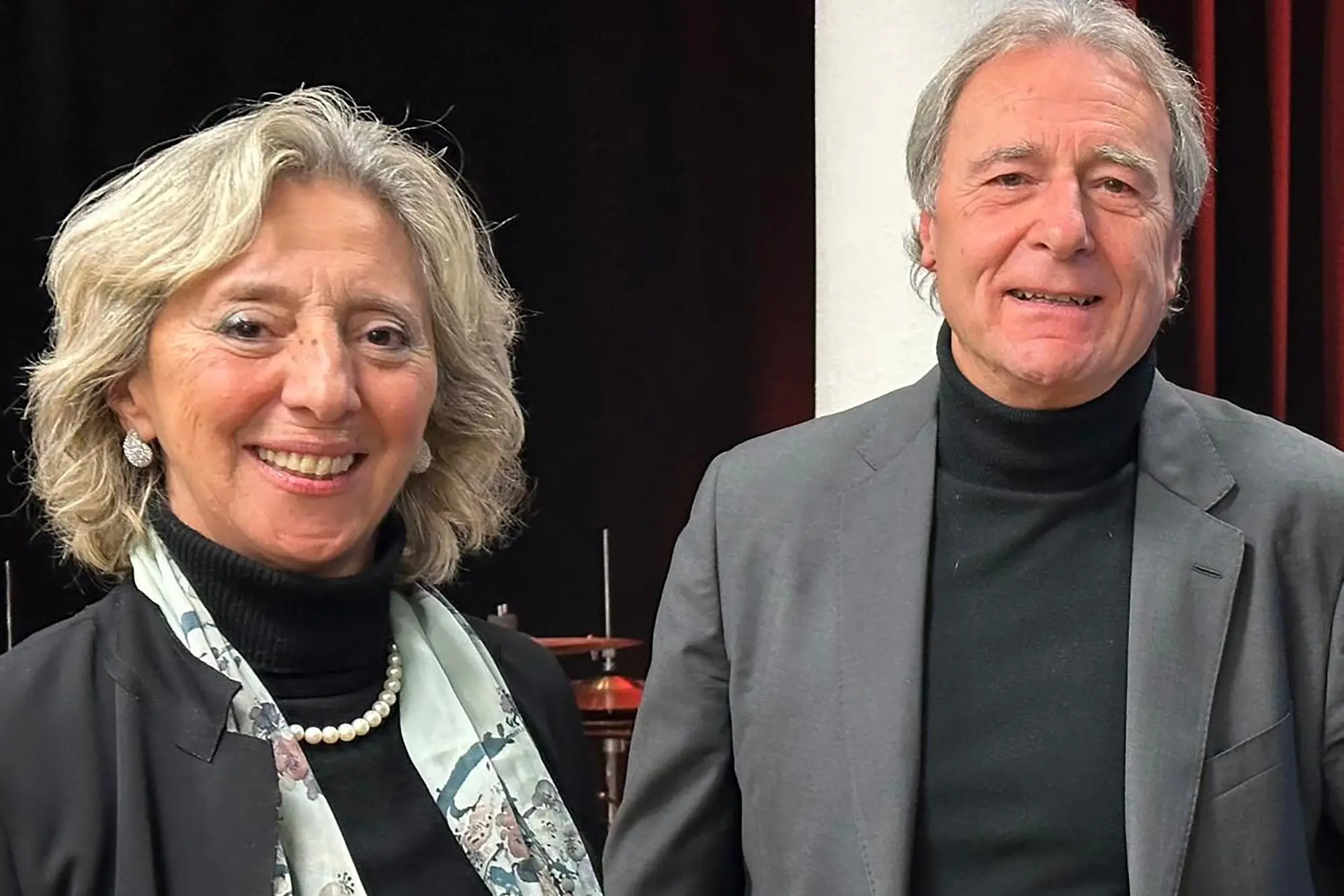 Elena Zegna e Ubaldo Rosso