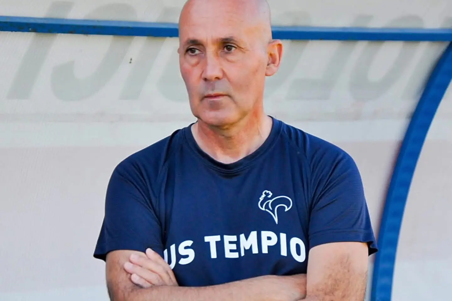 Il nuovo allenatore del Tempio, Giuseppe Cantara (foto Serreli)