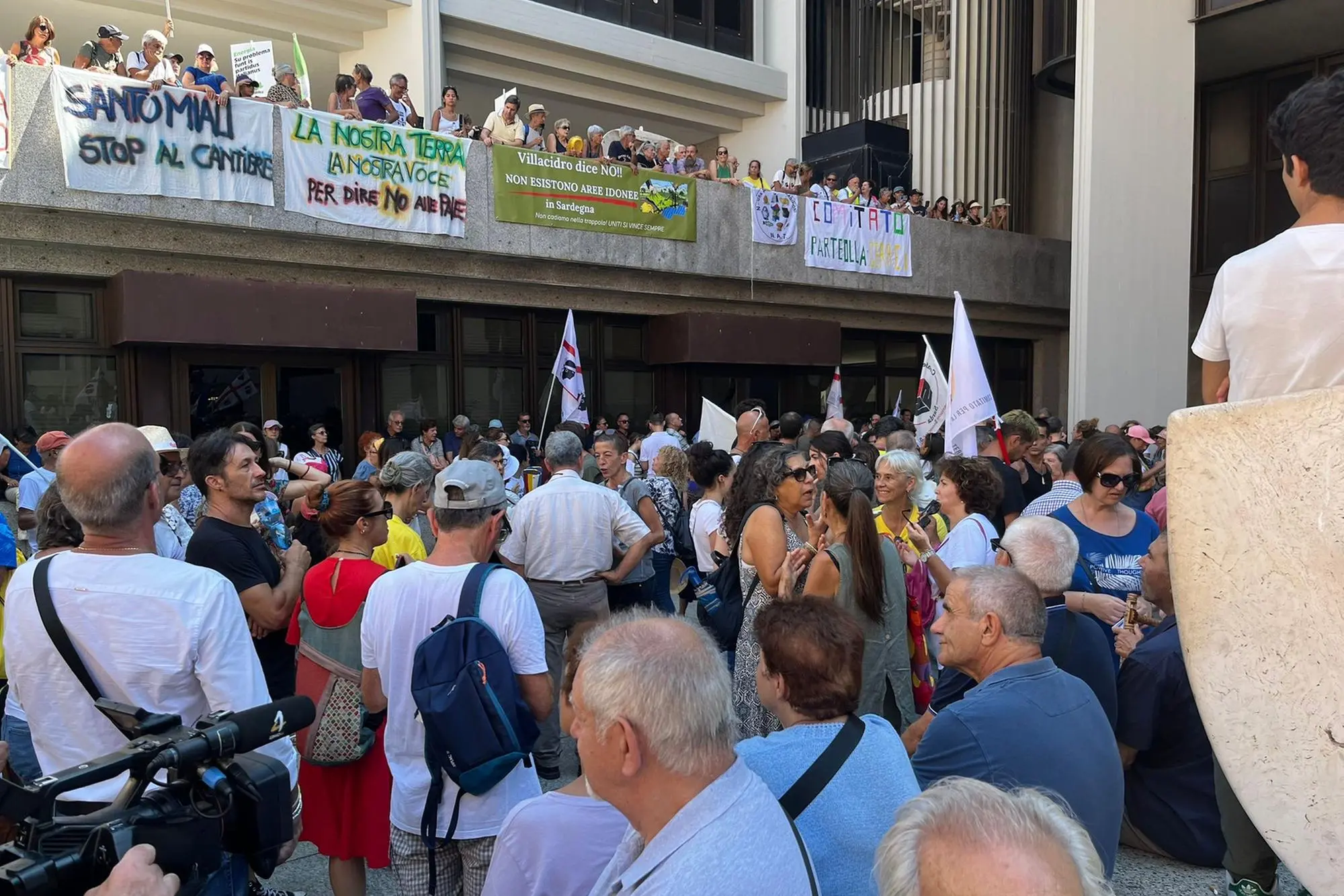 La manifestazione a Cagliari (foto Carta)