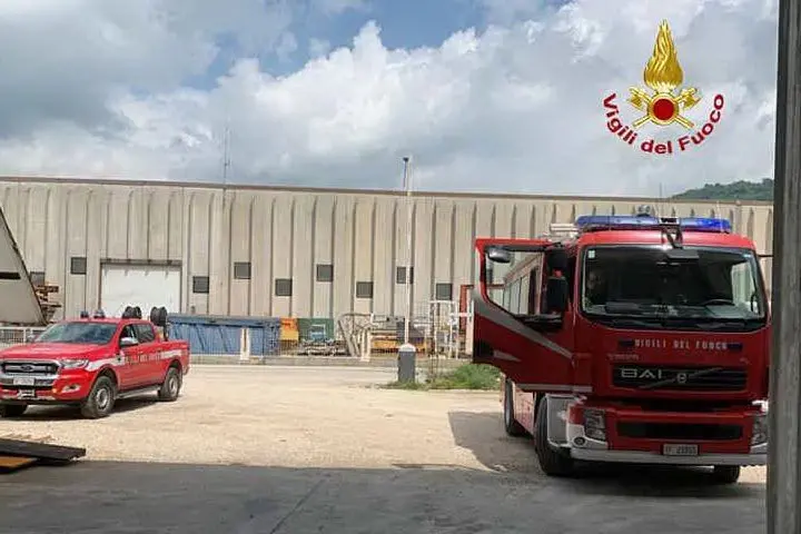 Il luogo dell'incidente (foto vigili del fuoco Veneto)