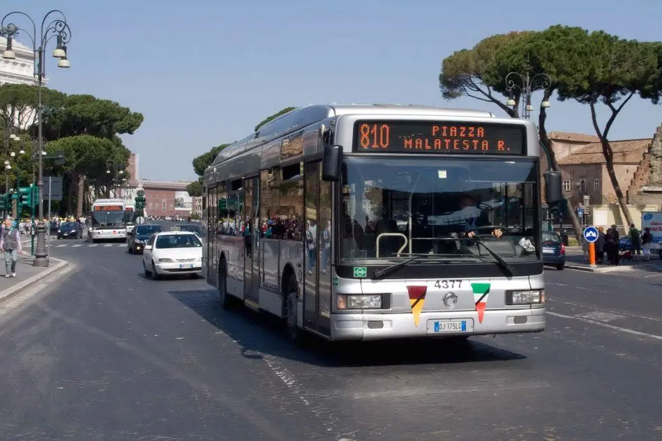 Un autobus a Roma