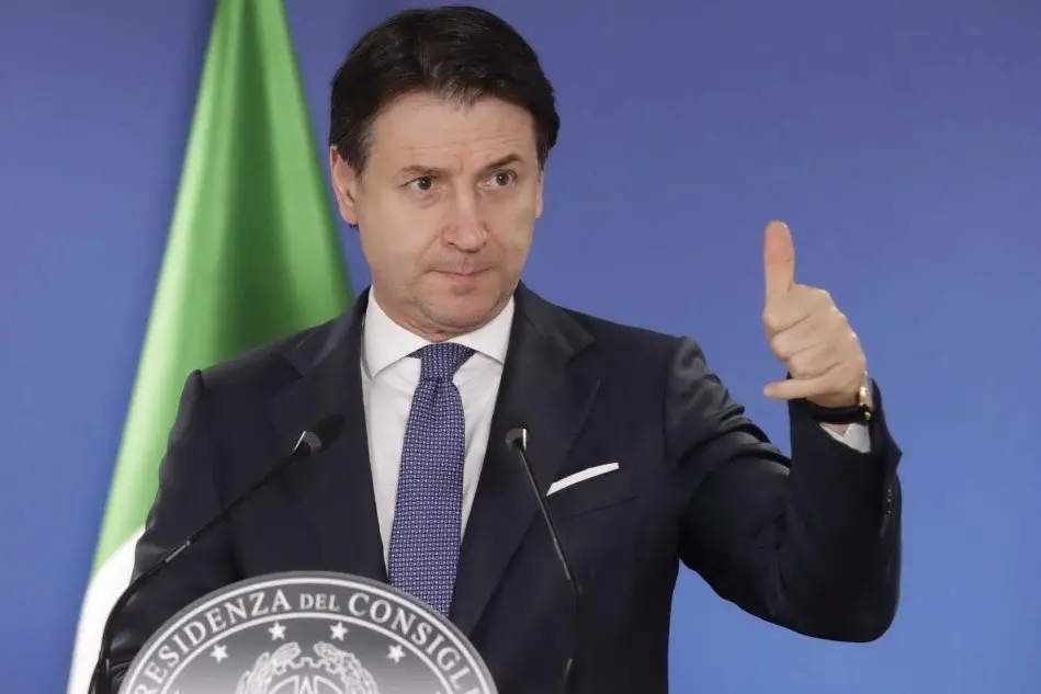 Giuseppe Conte (Ansa)