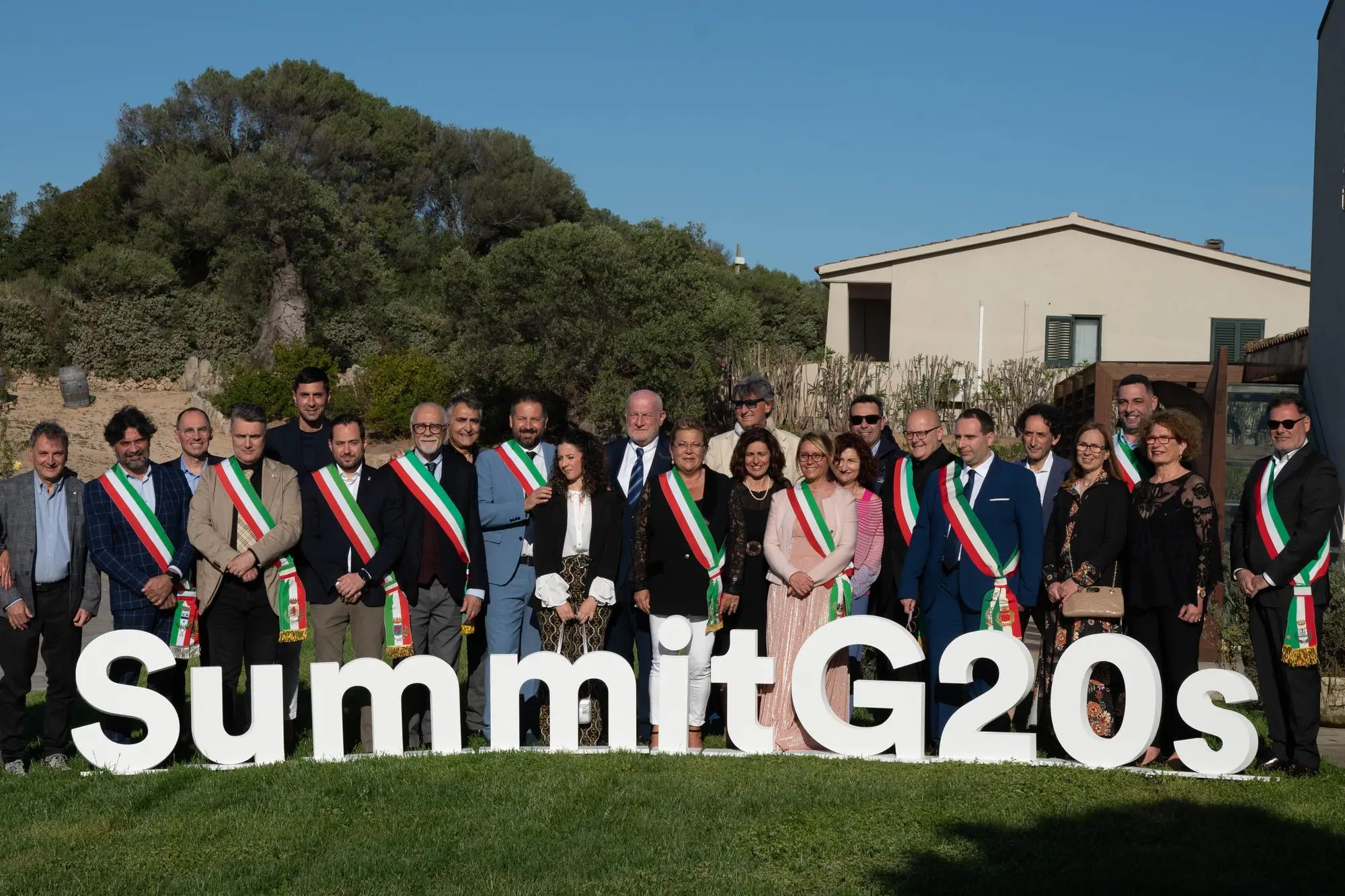 Il vertice G20 spiagge ad Arzachena nel 2023 (Archivio L'Unione Sarda)