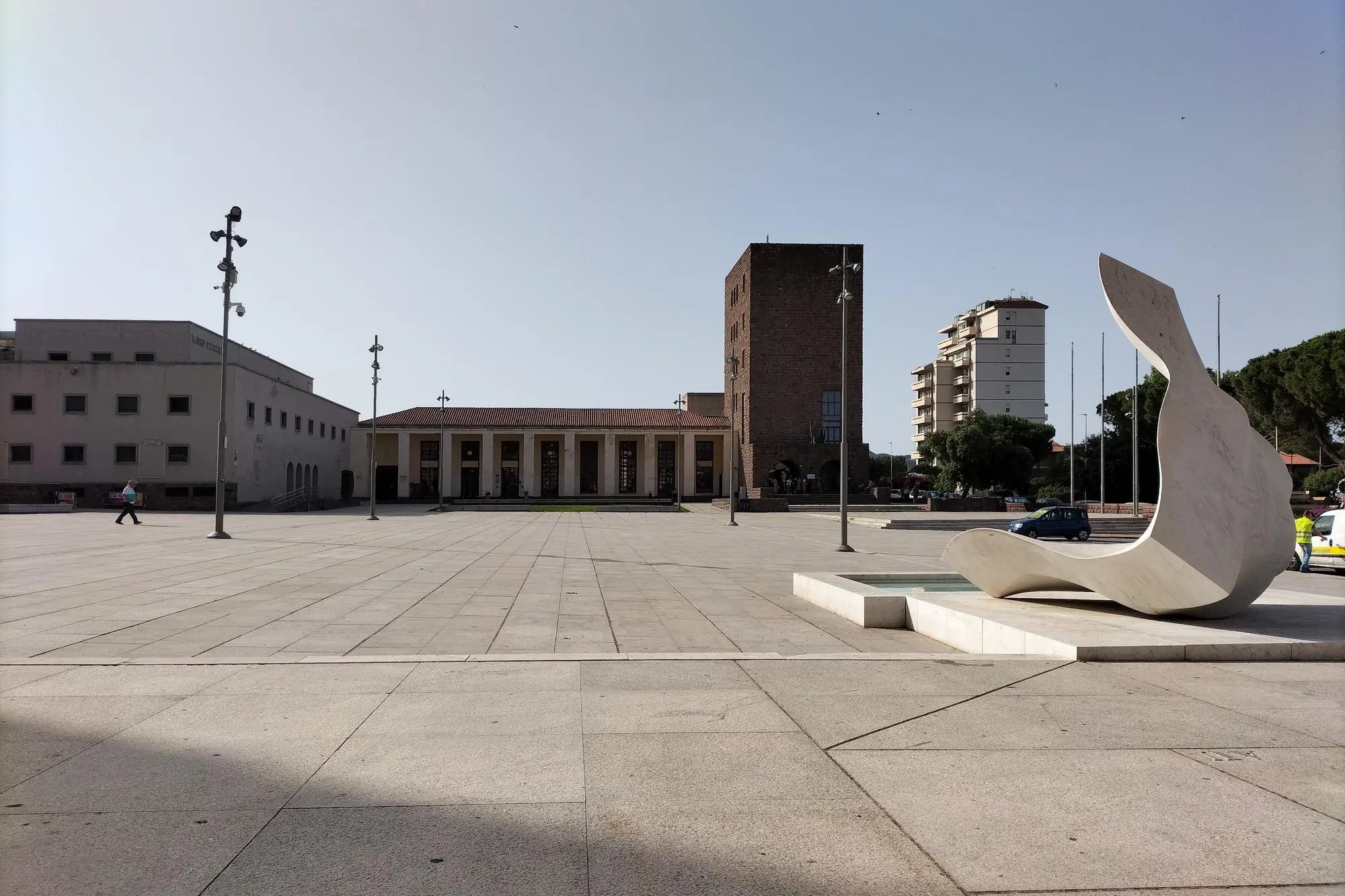 La centrale Piazza Roma. (foto Scano)