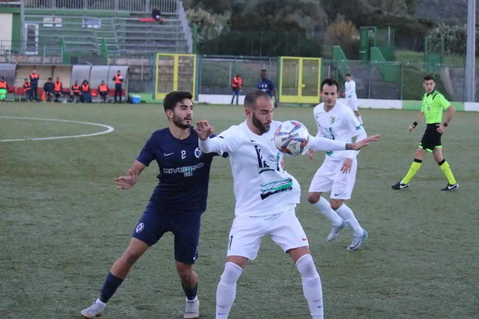 Fernandez: due gol oggi alla San Marco (foto L'Unione Sarda - Andrea Serreli)