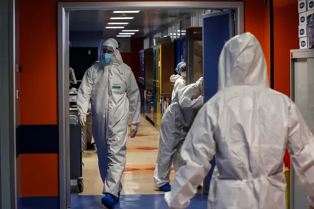 Reparto Covid in ospedale (foto Ansa)