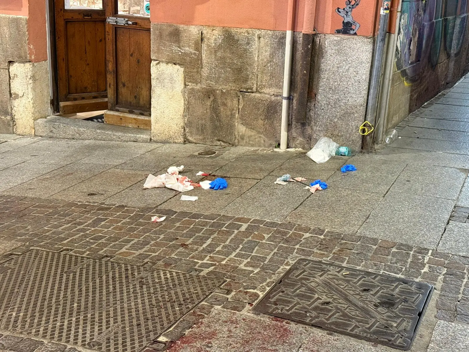 Il luogo dell'accoltellamento (Foto: Michele Porcu)
