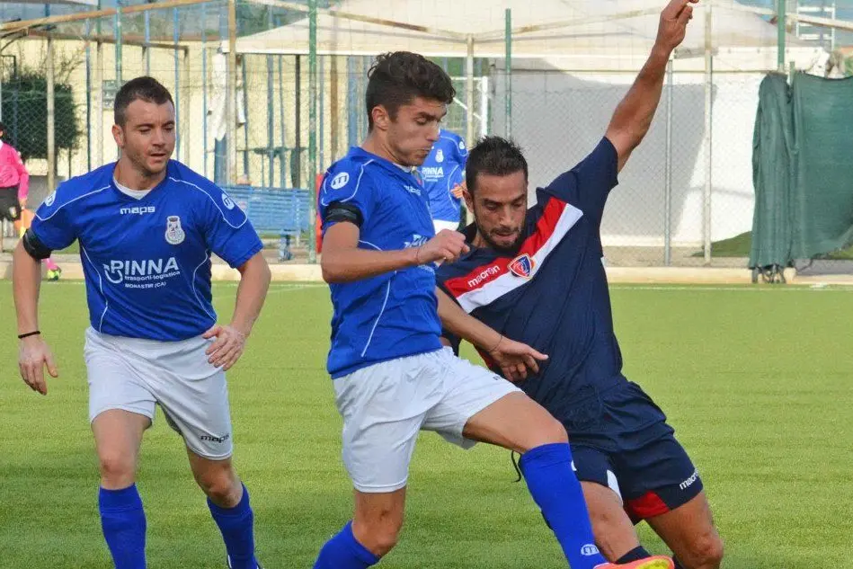 Una partita tra Ferrini e Monastir