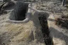 Un'immagine dalla necropoli di Mitz'e Siddi (foto Severino Sirigu)