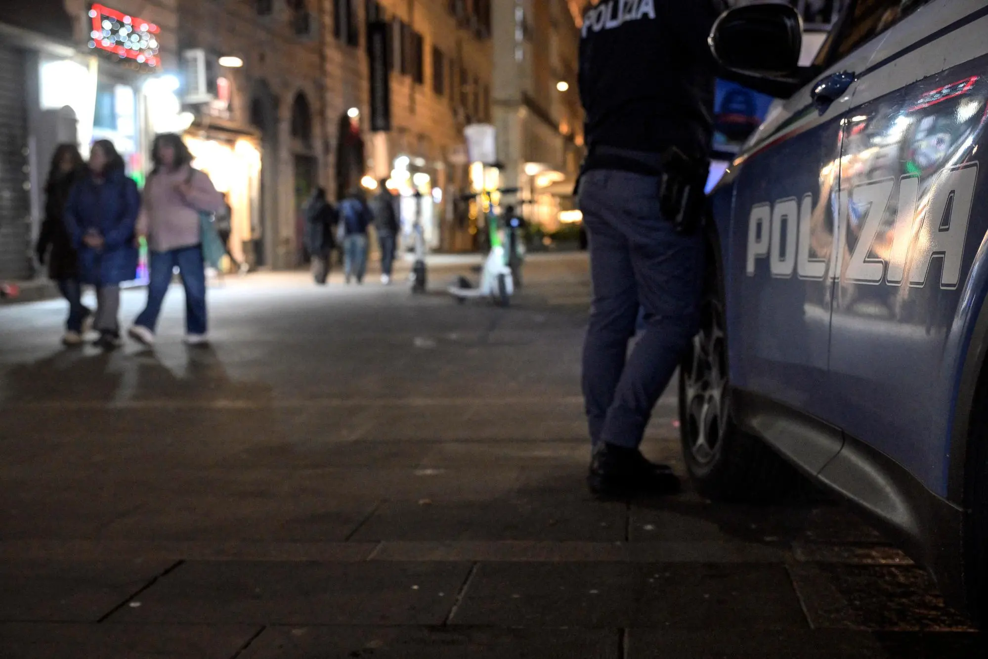 Controlli della Polizia alla Stazione Termini dopo le due aggressioni di ieri sera, Roma, 11 gennaio 2026. ANSA/RICCARDO ANTIMIANI