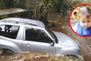 Il luogo della tragedia, nel riquadro la piccola Anna Leone