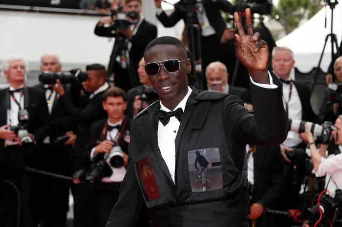 Khaby Lame at the Cannes Film Festival (Ansa)
