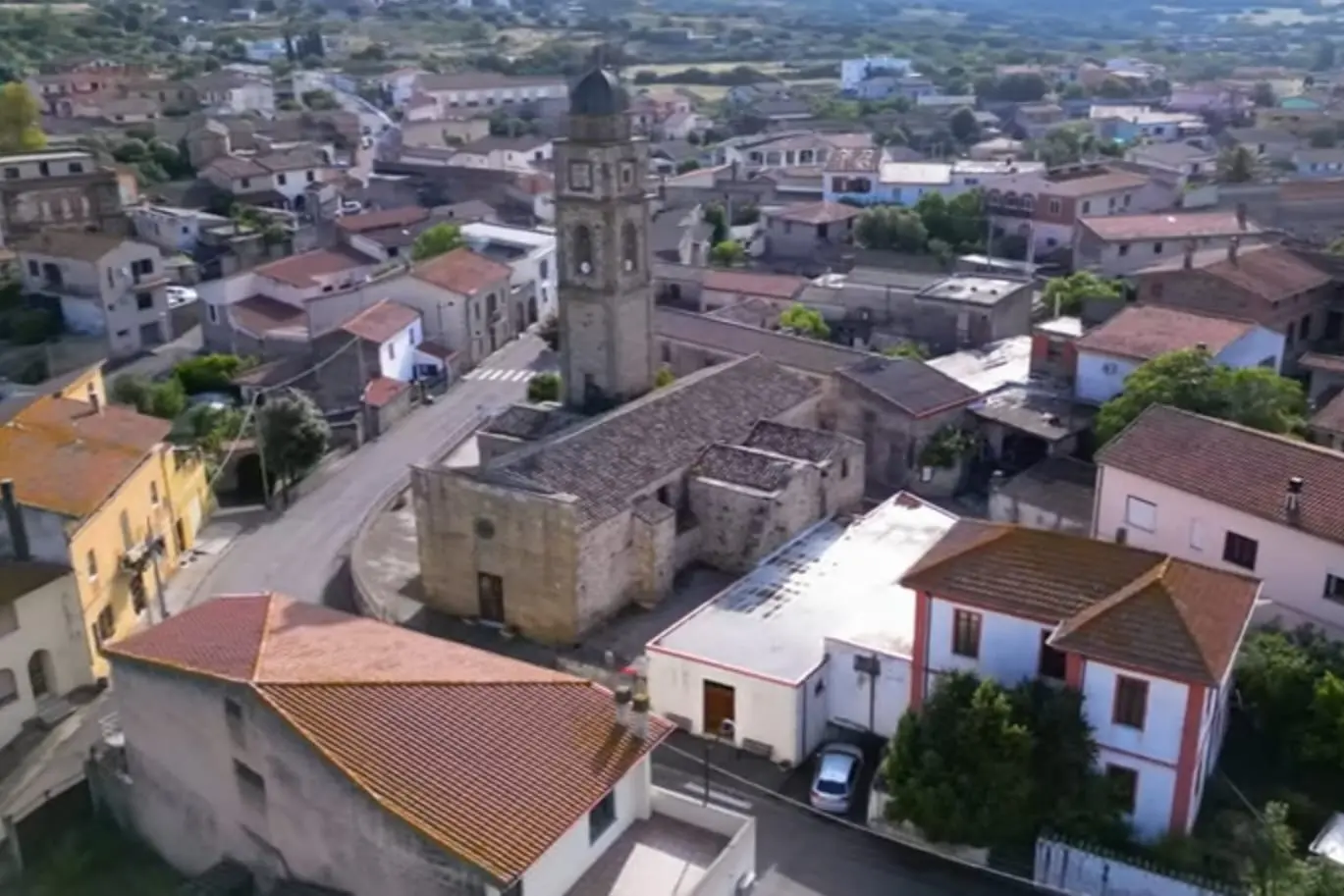 L'abitato di Gonnosnò