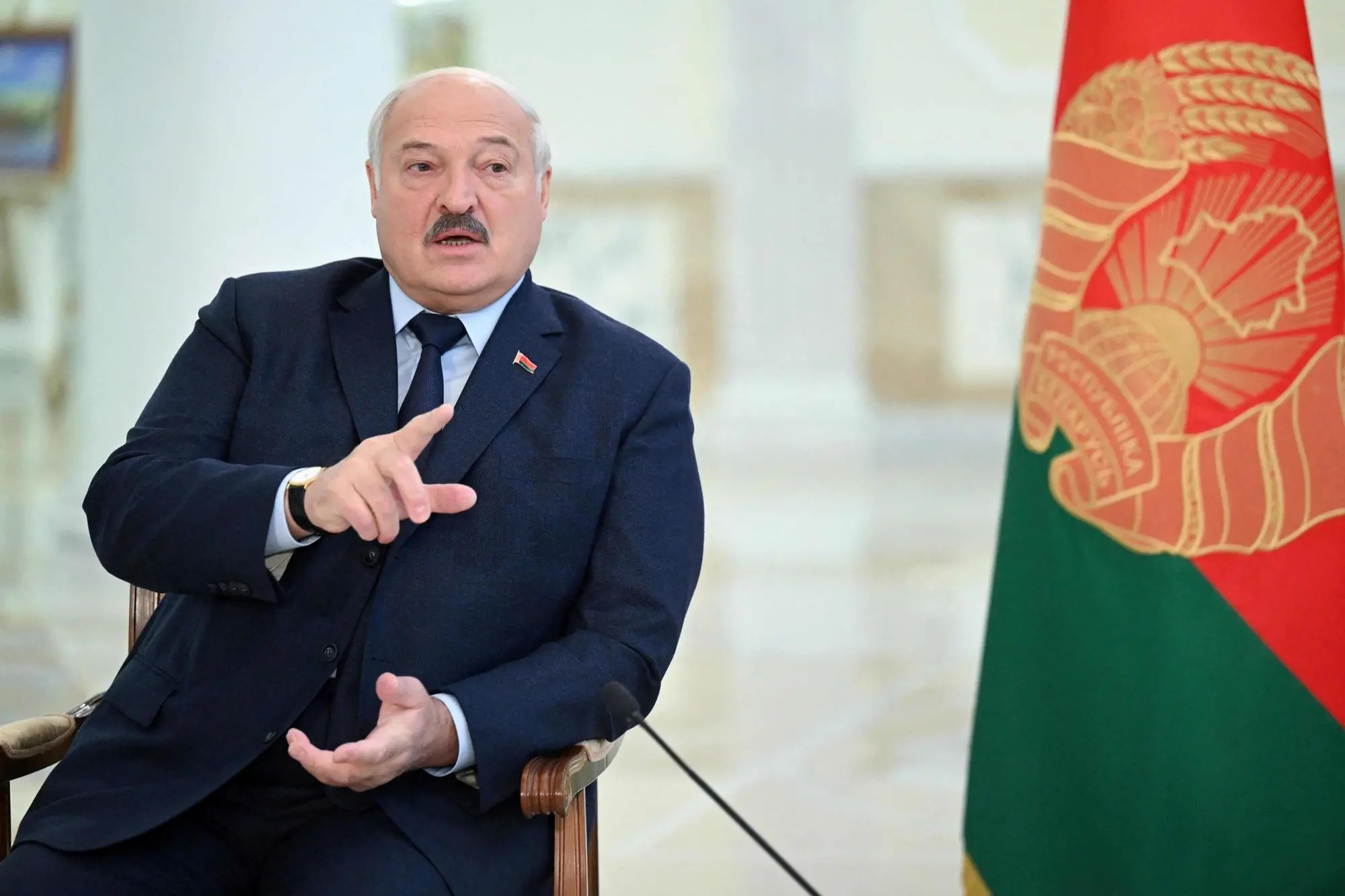 Il presidente bielorusso Alexander Lukashenko (Ansa)