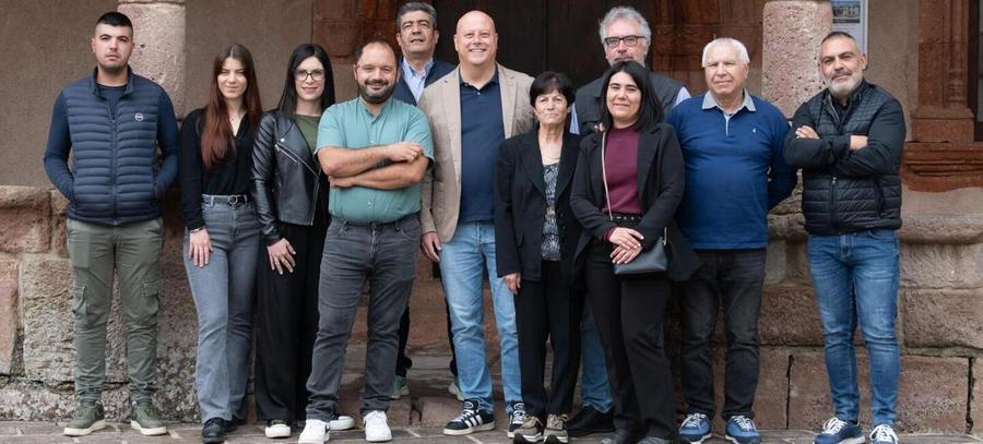 La squadra al completo di Pischedda