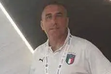 Gavino Scano, 59 anni, allenatore Tramatza (foto Pala)