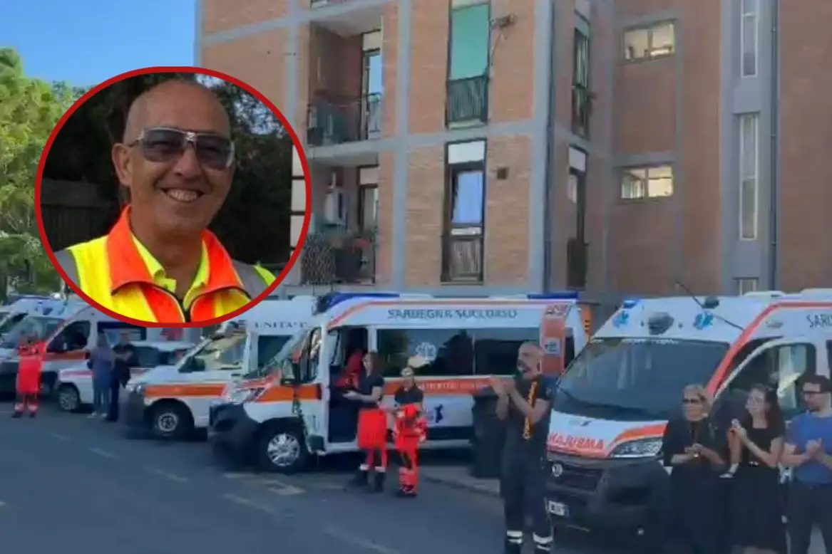 Decine di ambulanze per l'addio a Chico Pais