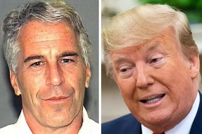 Jeffrey Epstein e Donald Trump (Ansa)