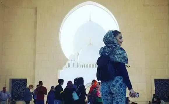 La moschea Sheikh Zayed a Abu Dhabi
