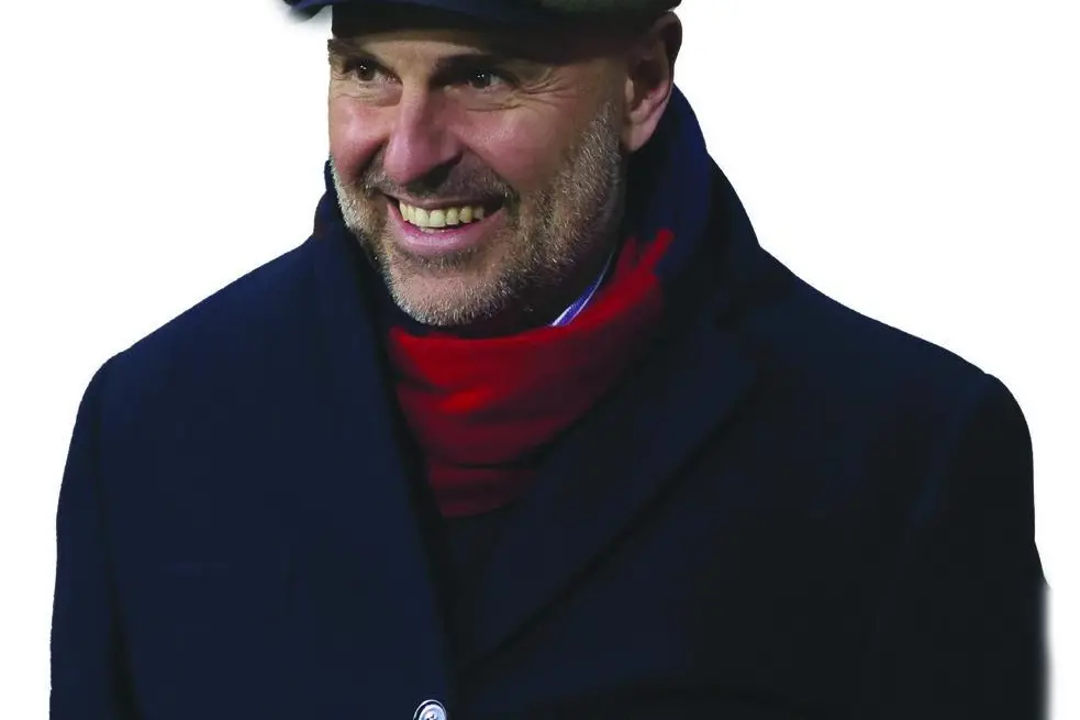 Cagliari Calcio's Tommaso Giulini Charimanbefore the italian soccer,Serie A match between US Cremonese vs Cagliari Calcio on January 08, 2025 at the Giovanni Zini stadium in Cremona, Italy. ANSA/Davide Casentini