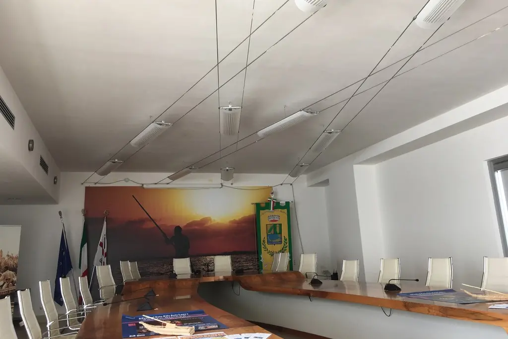 Il Comune di Santa Giusta (foto Sara Pinna)