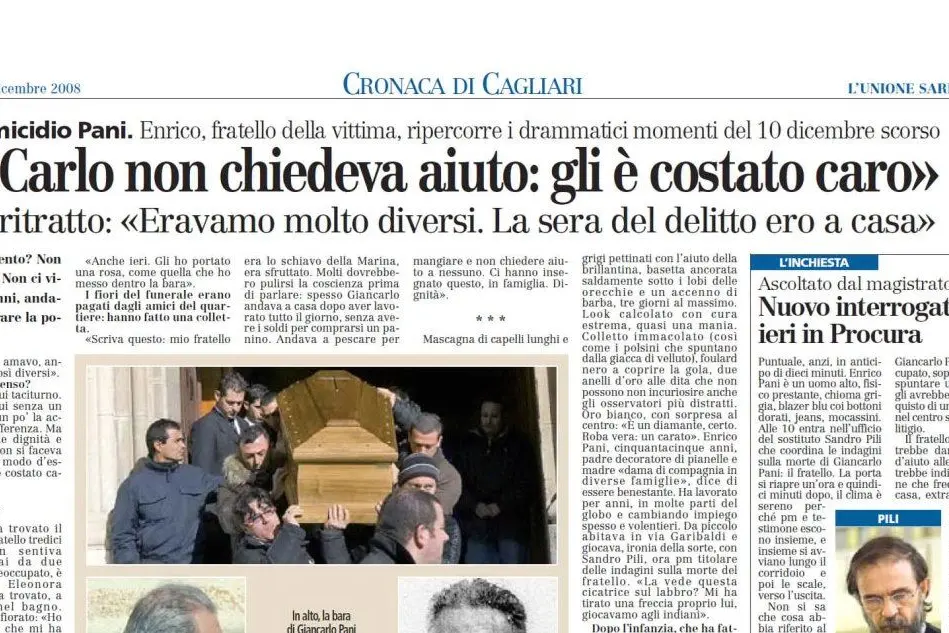 L'intervista su L'Unione Sarda